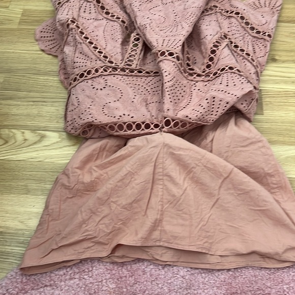 ZIMMERMANN JASPER FAN SKIRT IN NUDE - Picture 8 of 9